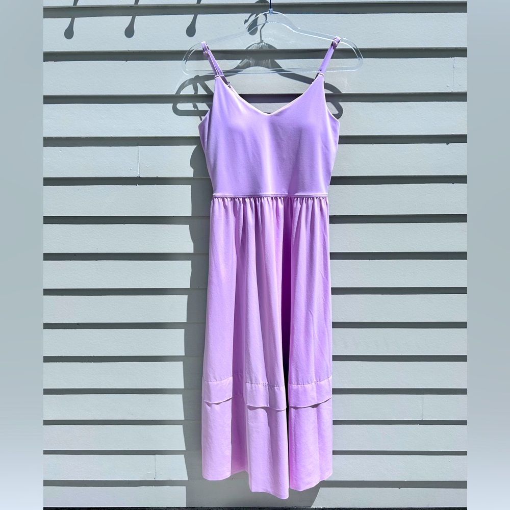 Athleta - Elation B-Neck Hybrid Dress in Begonia - M Petite